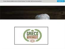 Tablet Screenshot of griecobeverages.com